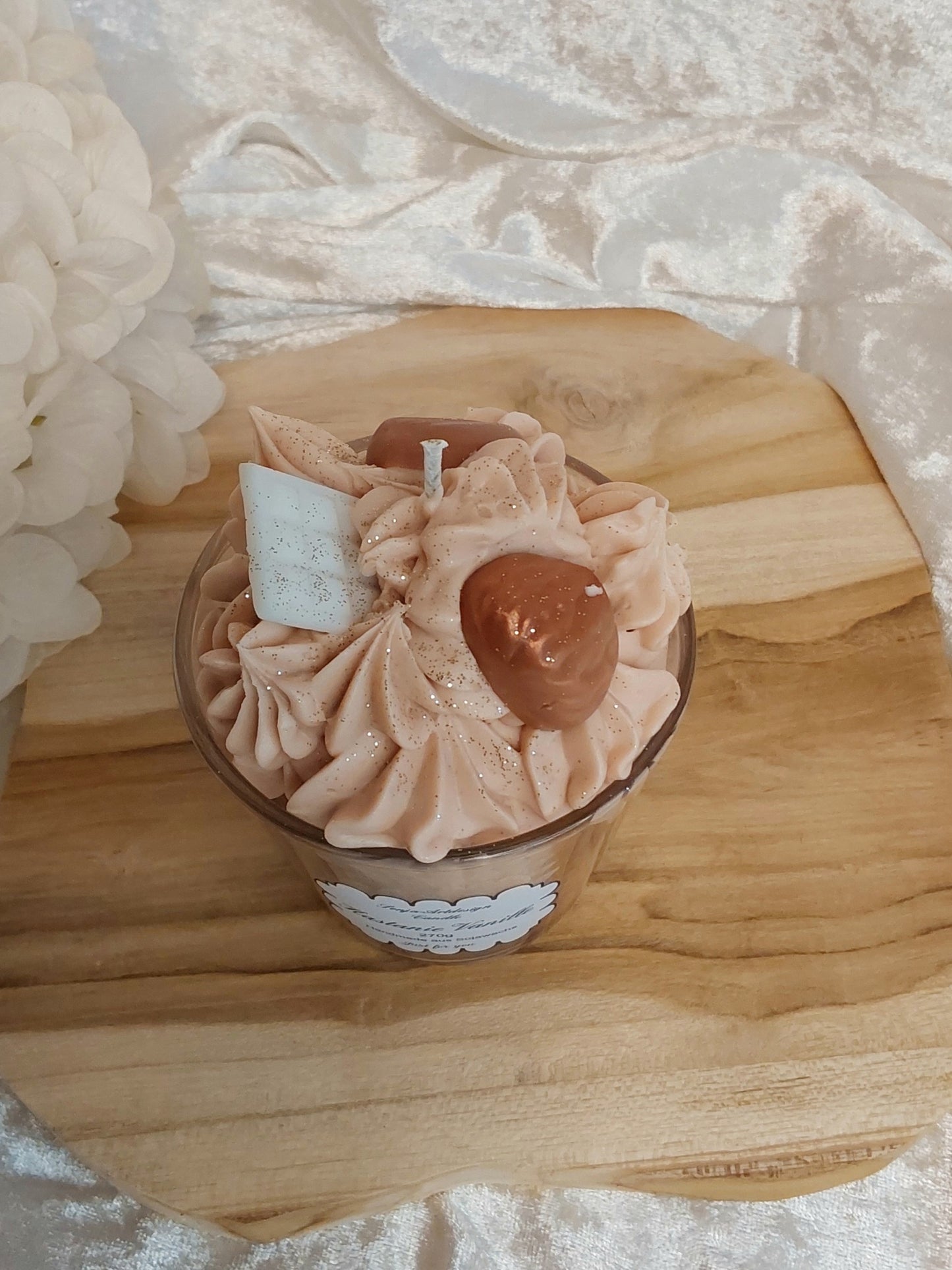 Dessertkerze Kastanie Vanille 270g