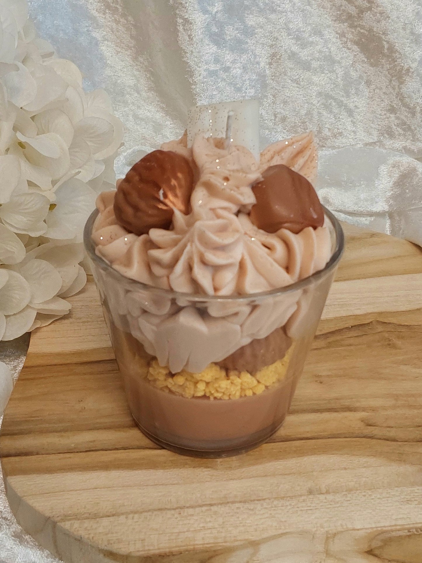 Dessertkerze Kastanie Vanille 270g
