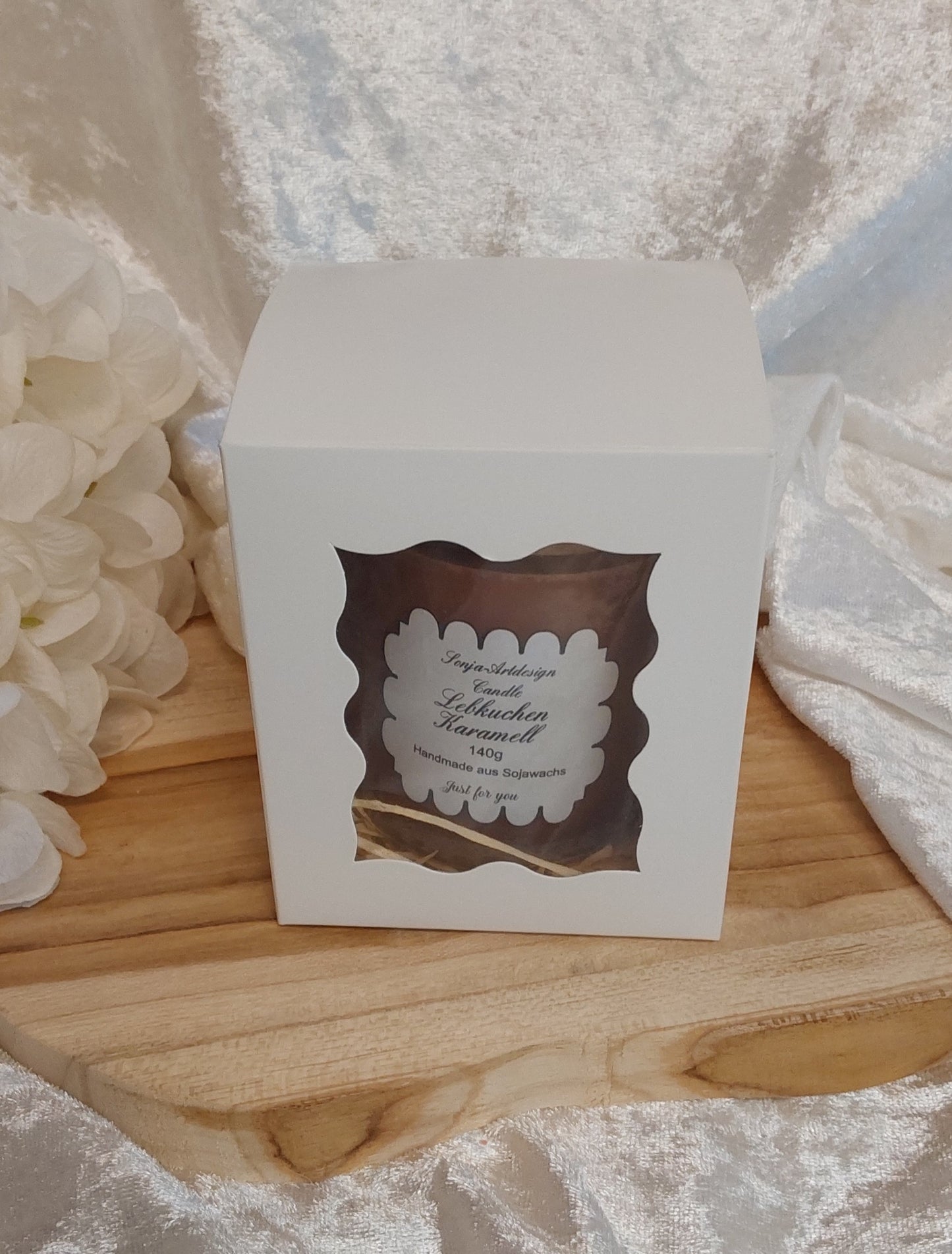 Duftkerze im Glas Lebkuchen Karamell