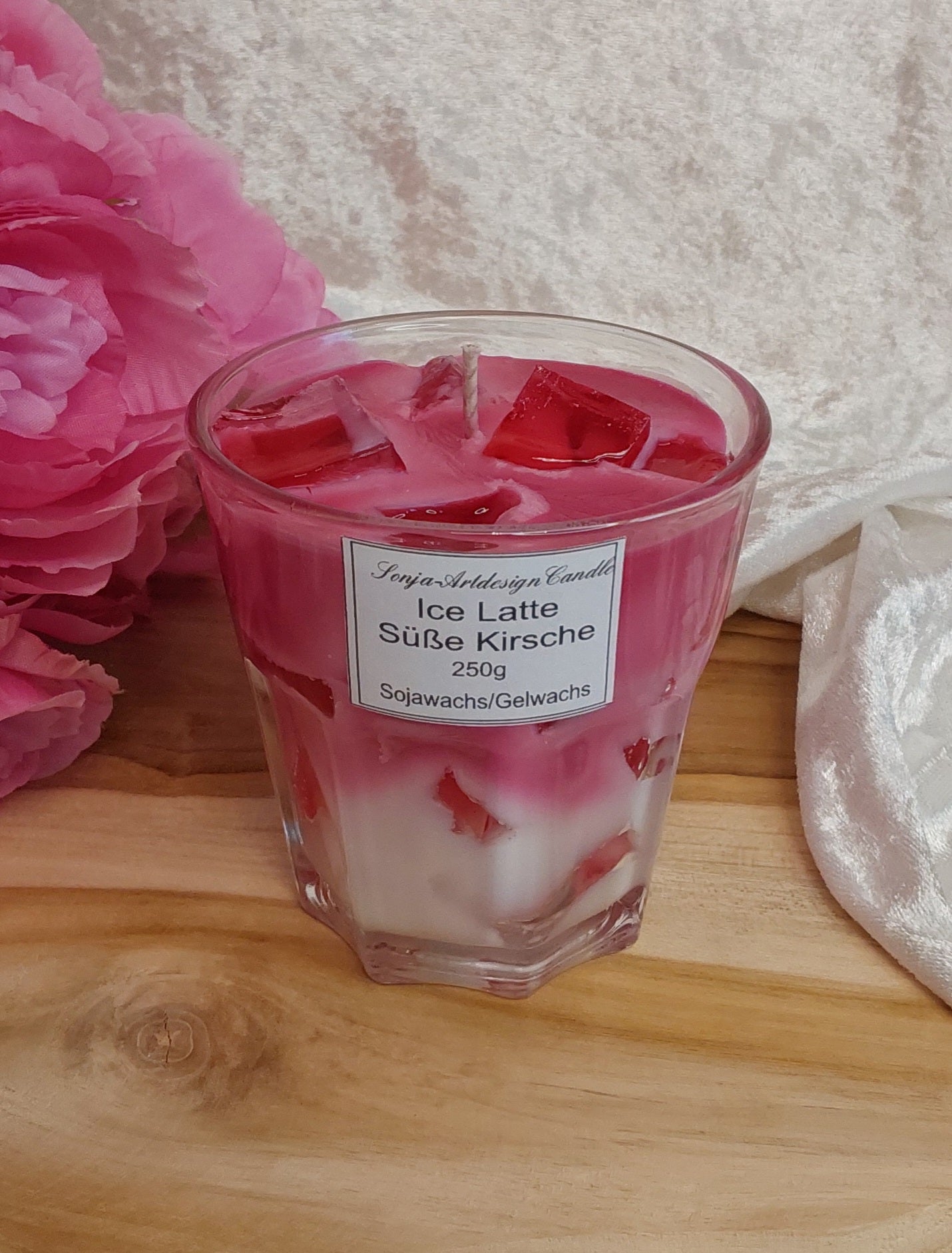 Ice Latte Süße Kirschen