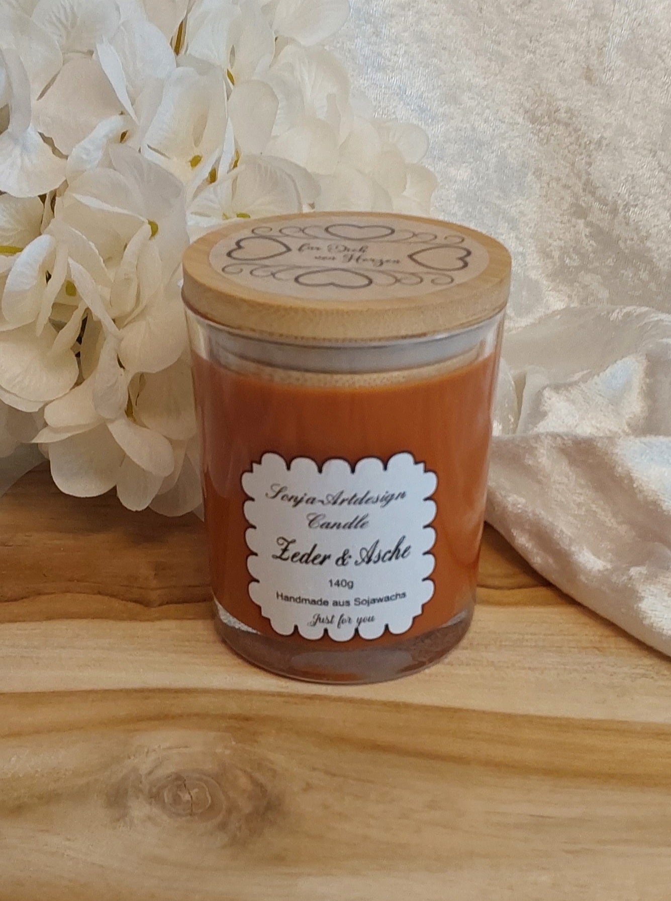 Duftkerze im Glas Zeder & Asche