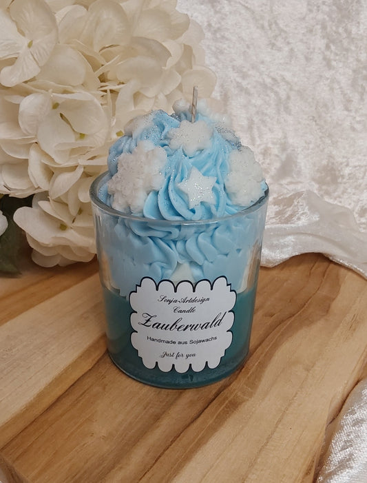 Dessertkerze Zauberwald