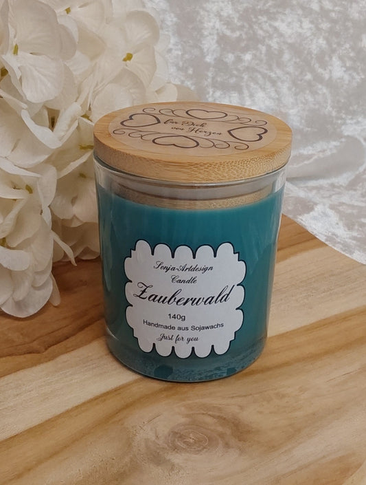 Duftkerze im Glas Zauberwald