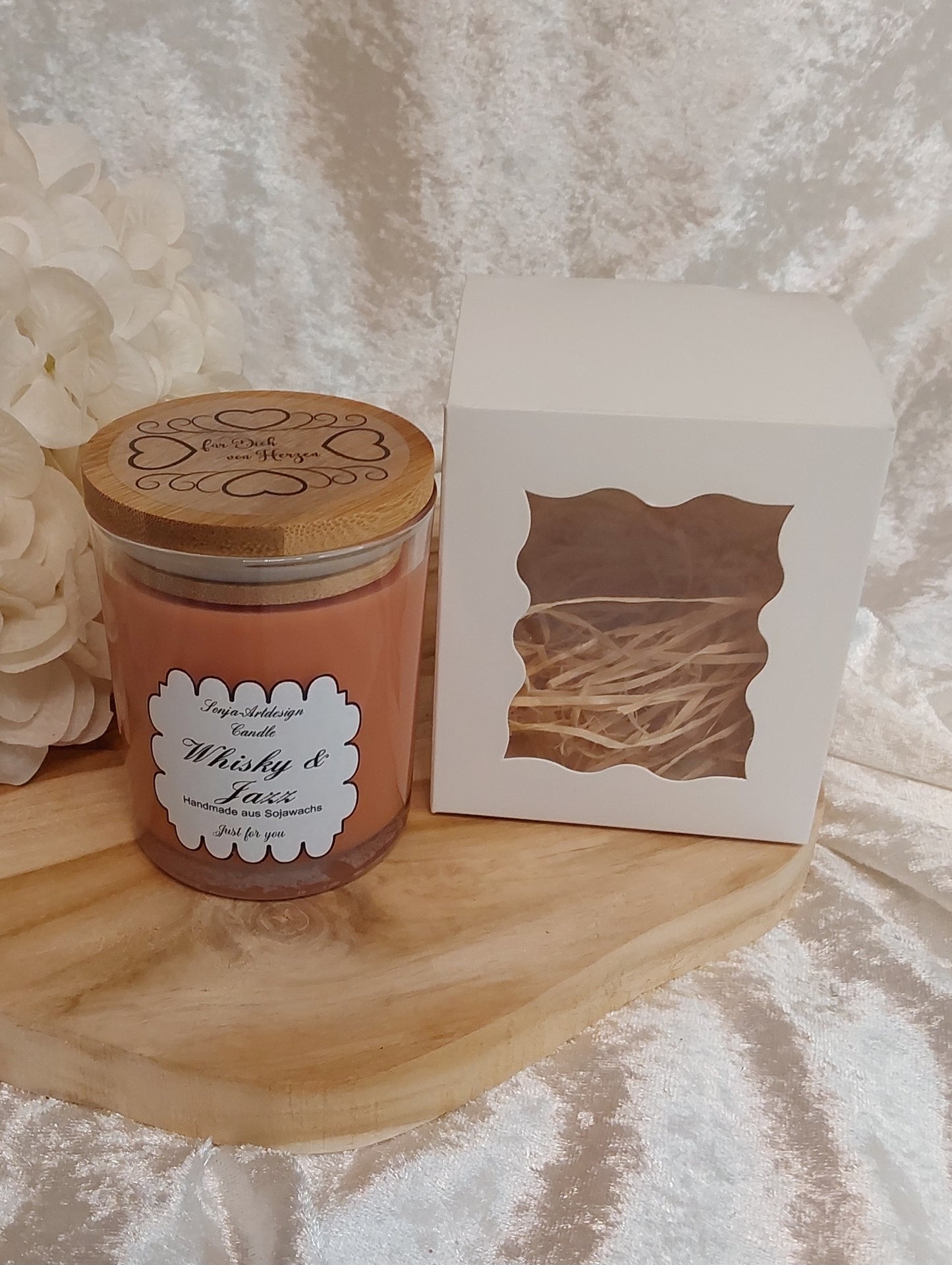 Duftkerze im Glas Whisky & Jazz 140g