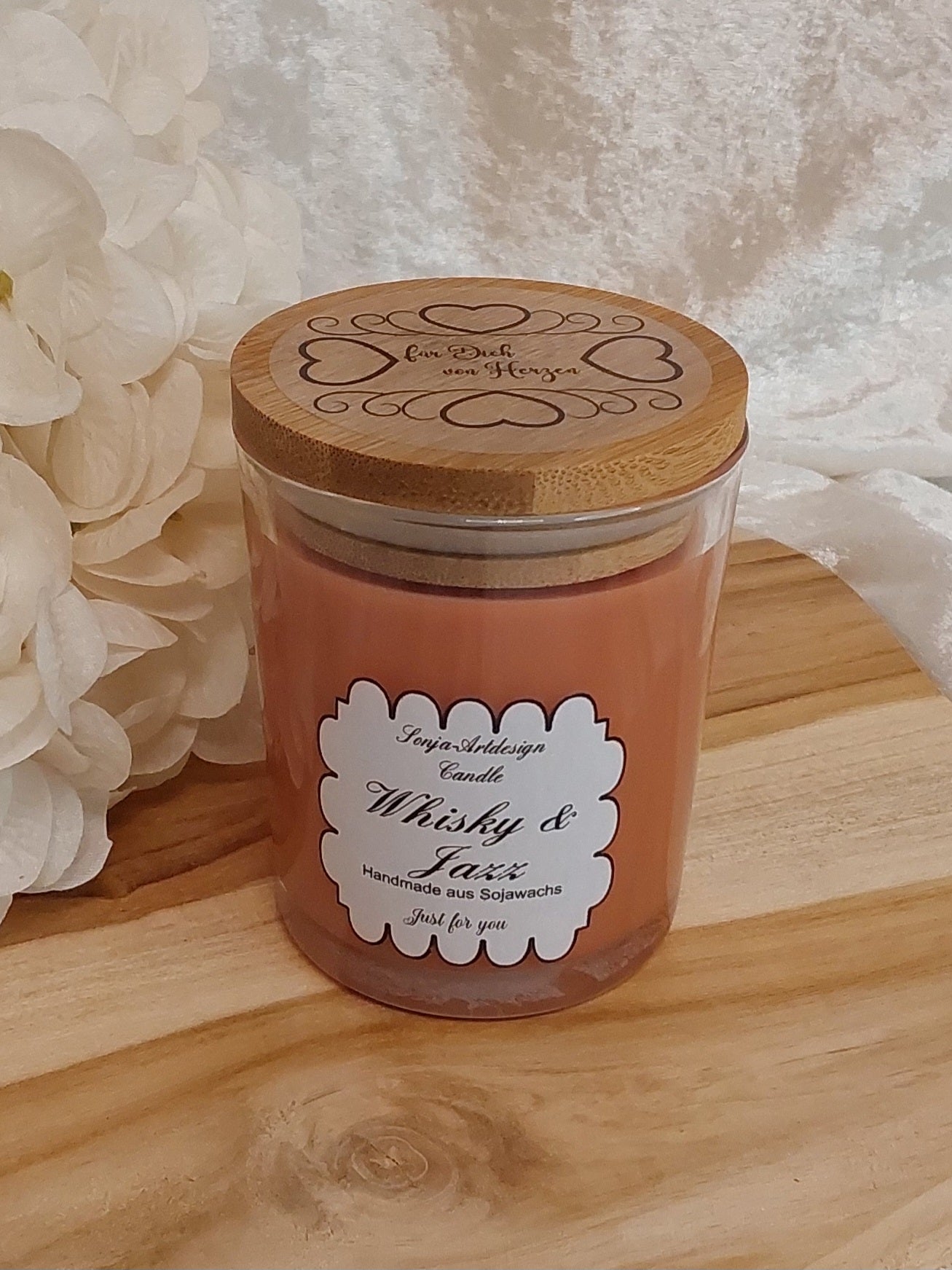 Duftkerze im Glas Whisky & Jazz 140g