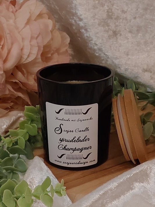Sprudelnder Champagner Duftkerze