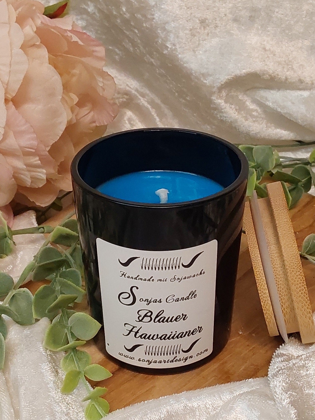Blauer Hawaiianer Duftkerze