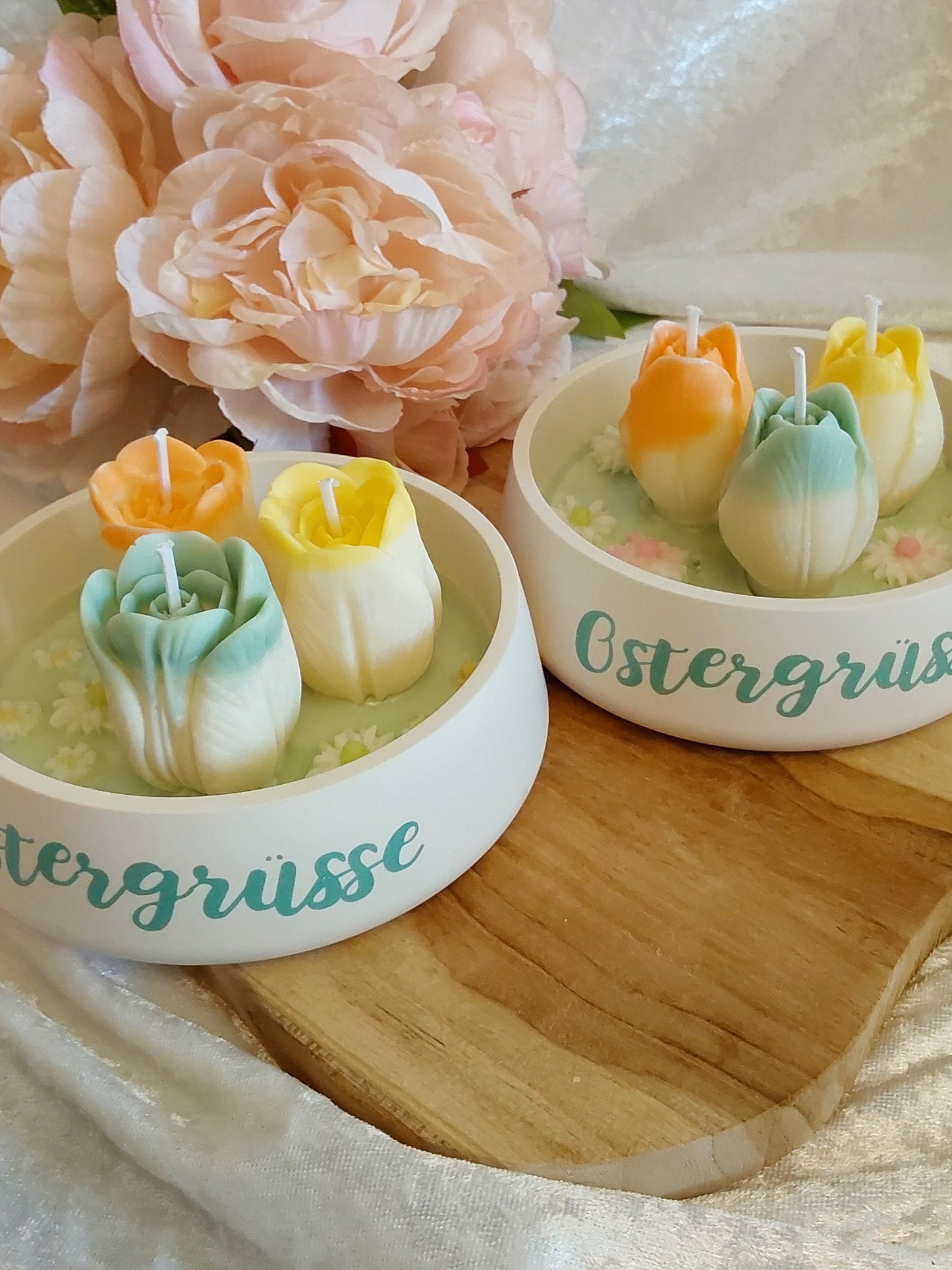 Tulpen-Ostergrüße