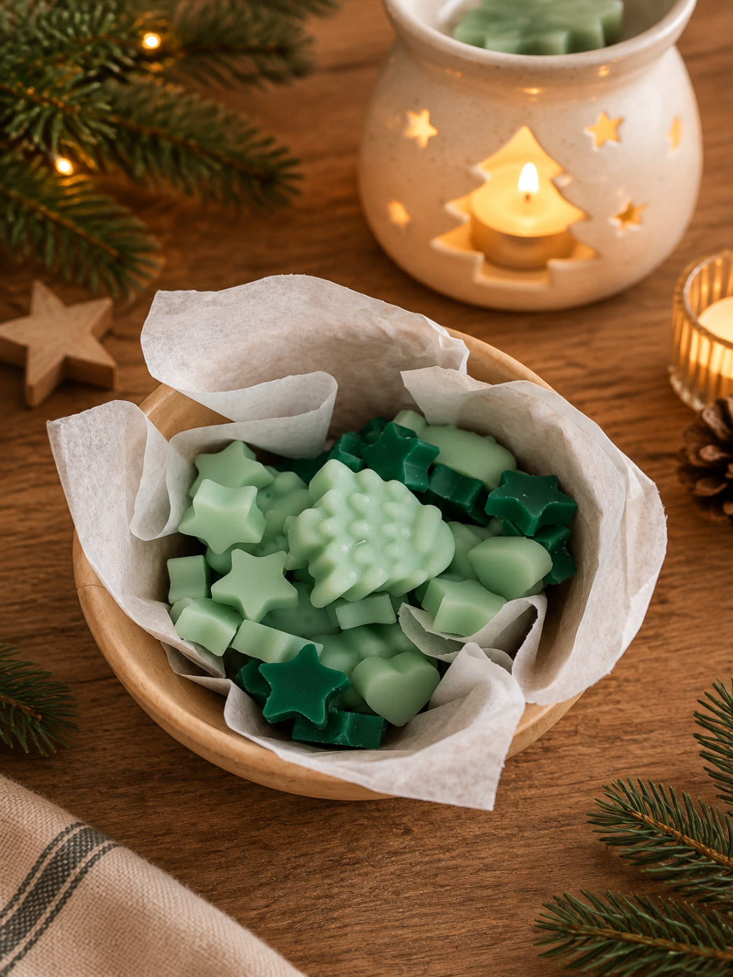 Waxmelts Kiefernwald