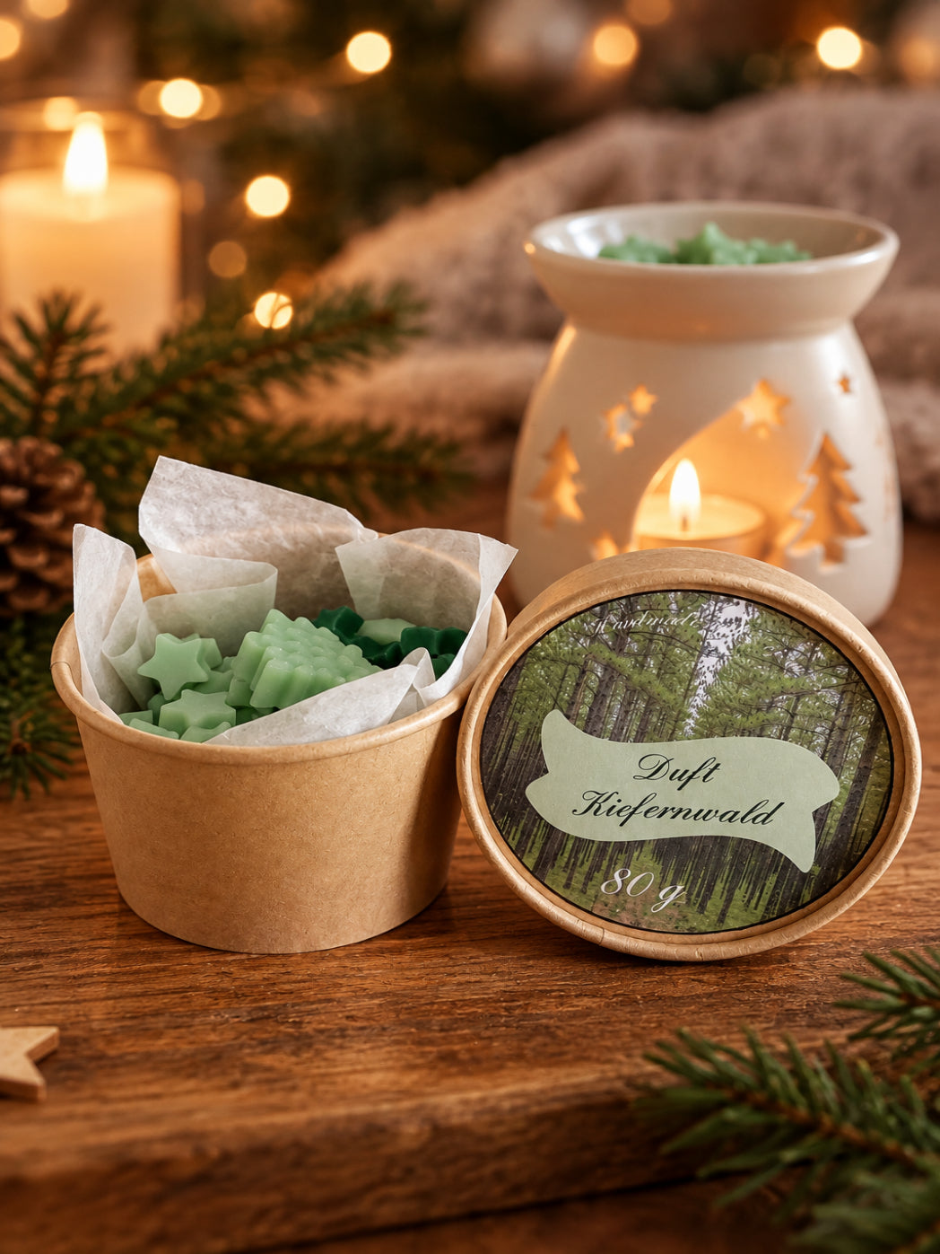 Waxmelts Kiefernwald