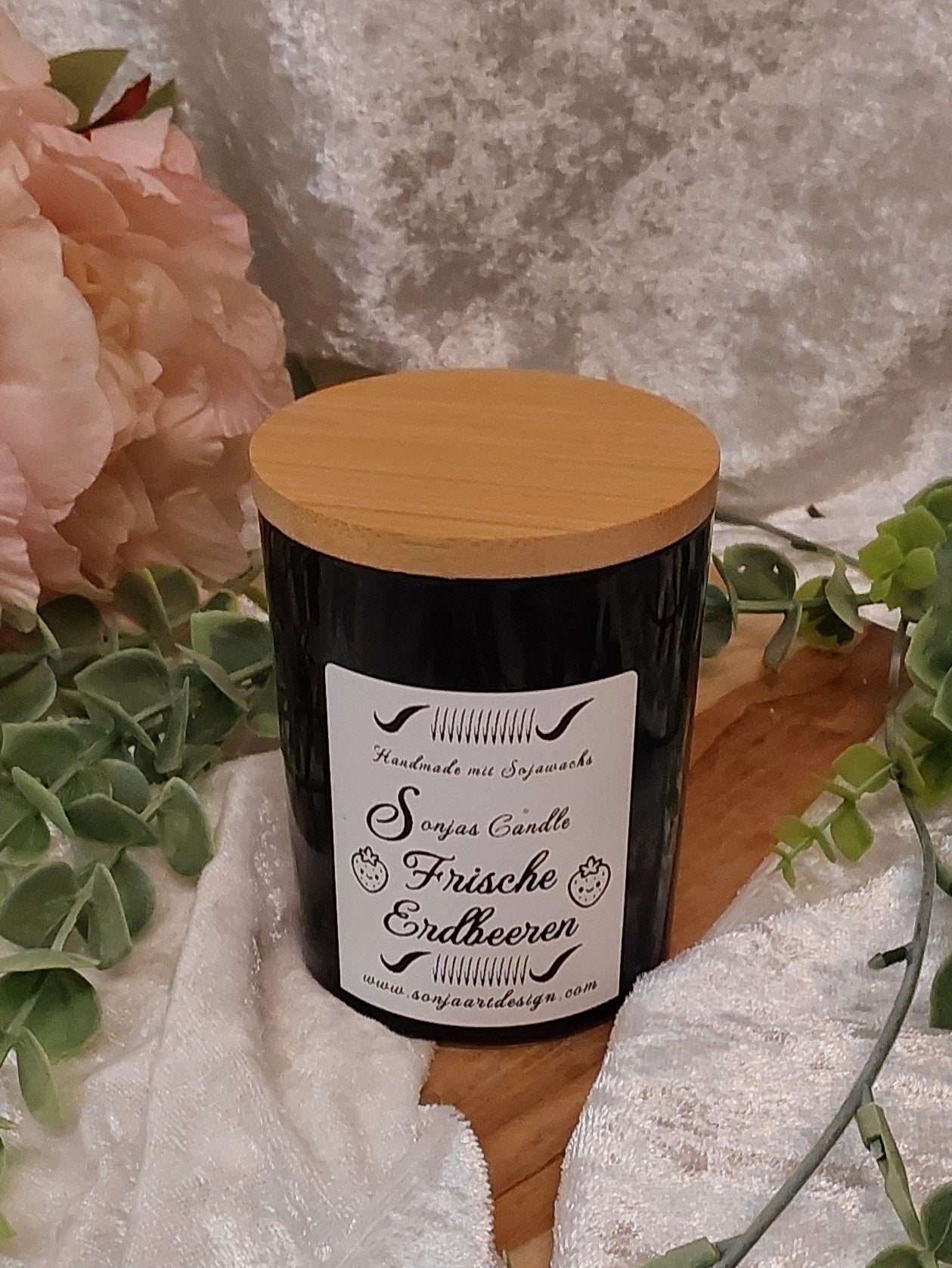 Frische Erdbeeren Duftkerze