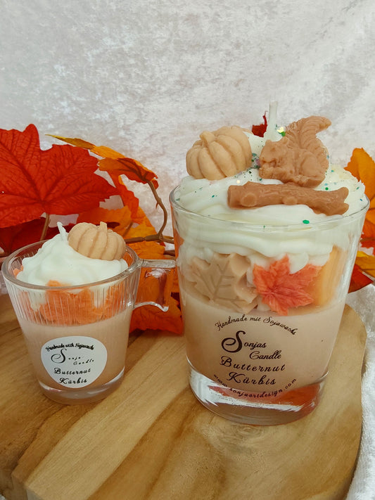 Butternuss Kürbis Duftkerze