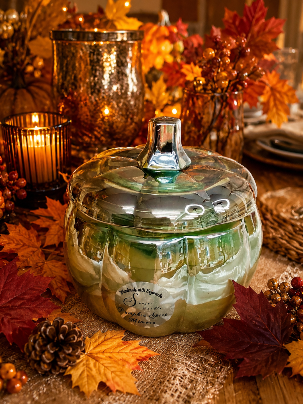 Pumpkin Spice Mimosa Duftkerze