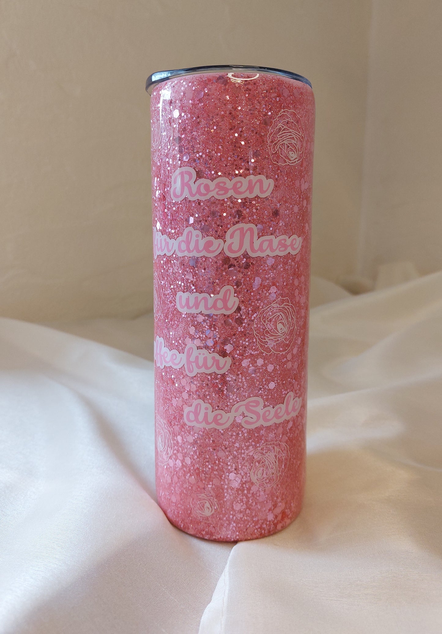 Tumbler Rosen Spruch