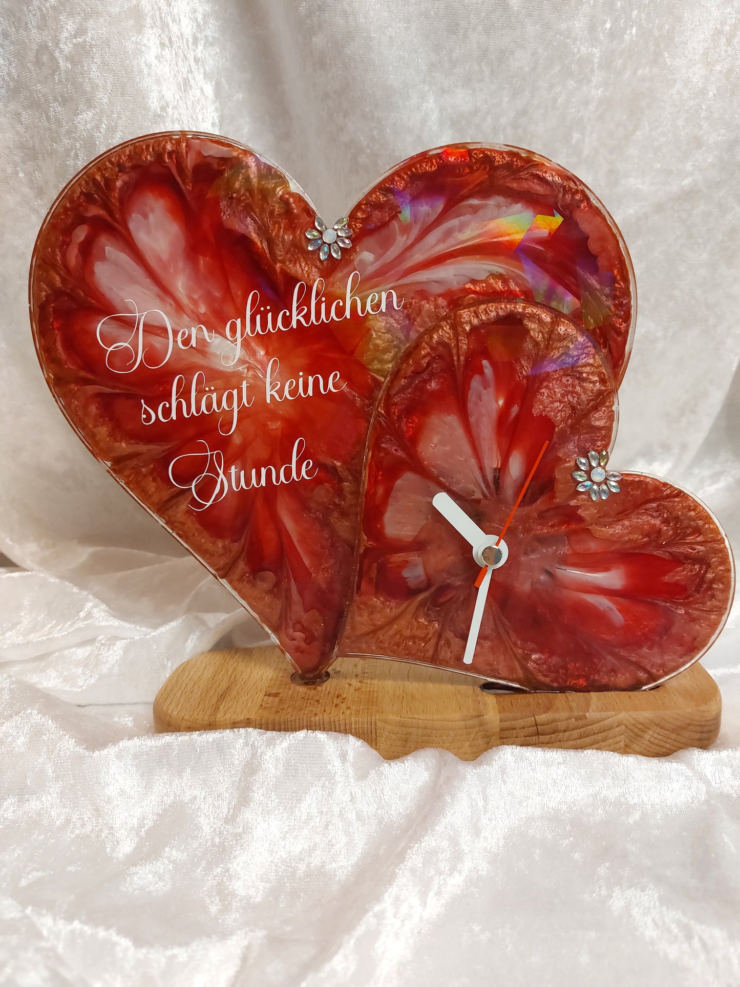 Tischuhr auf Fuß