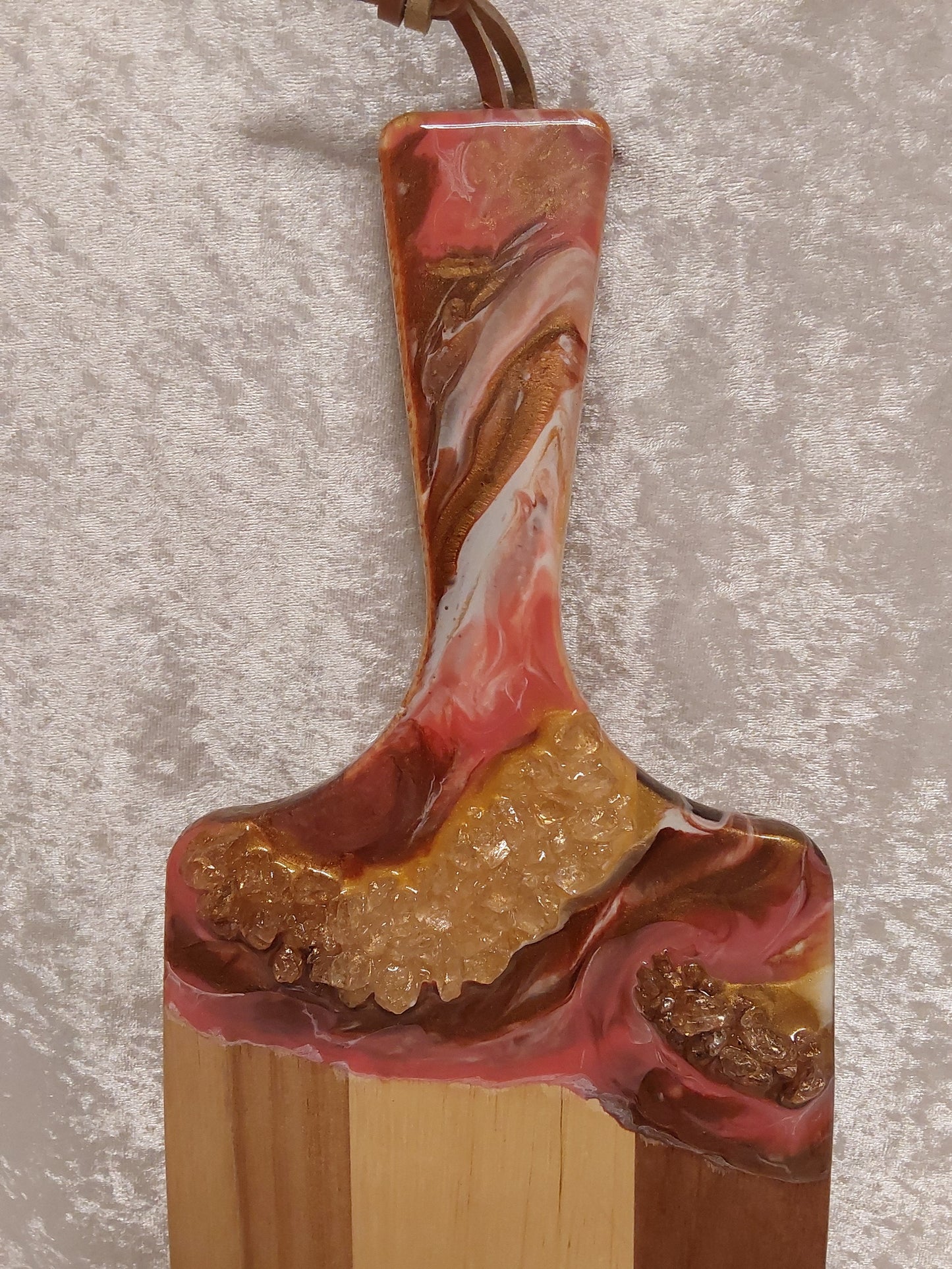 Servierbrett Groß Griff Resin