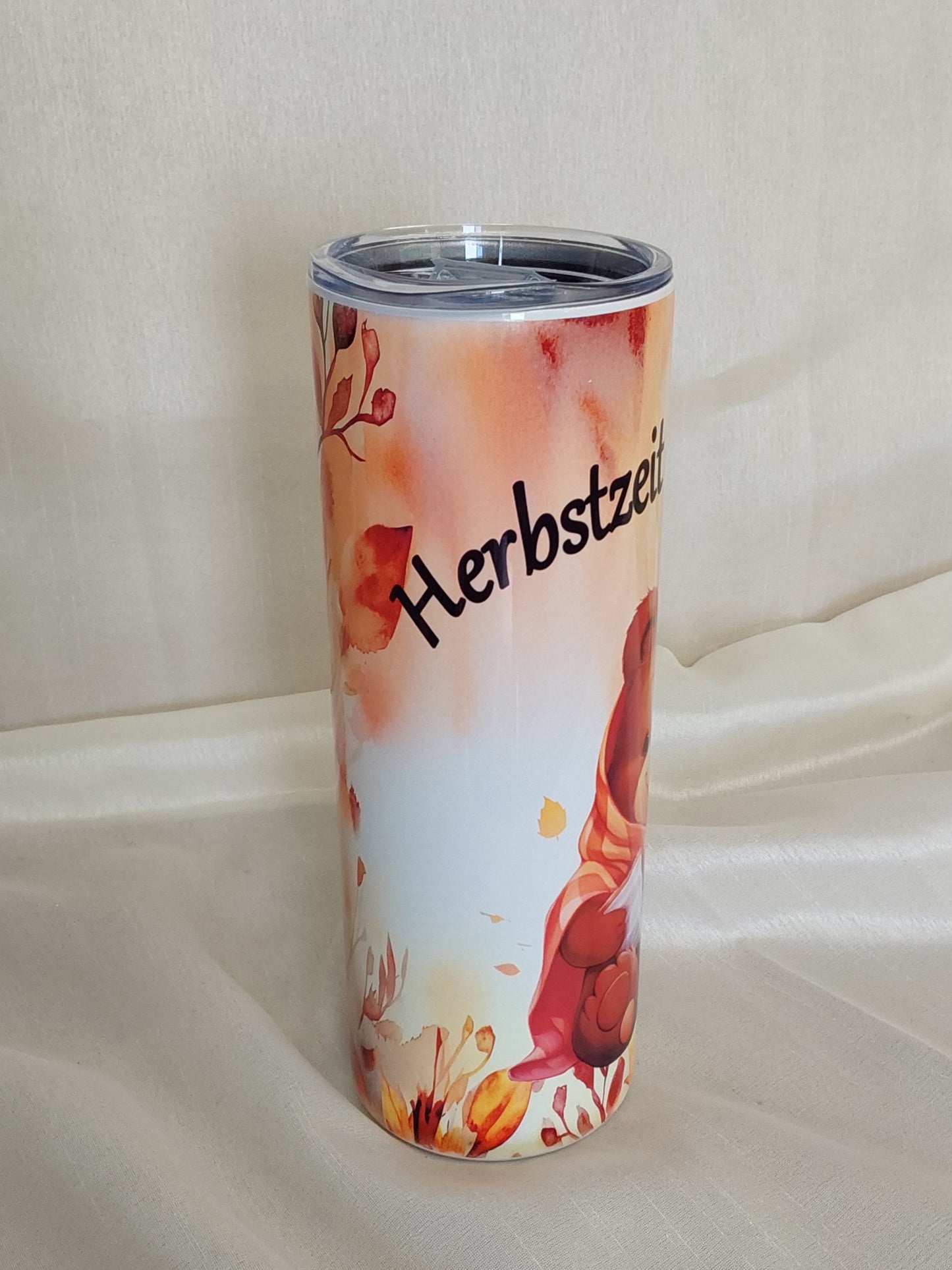 Tumbler Strohhalm Spruch Design sublimiert