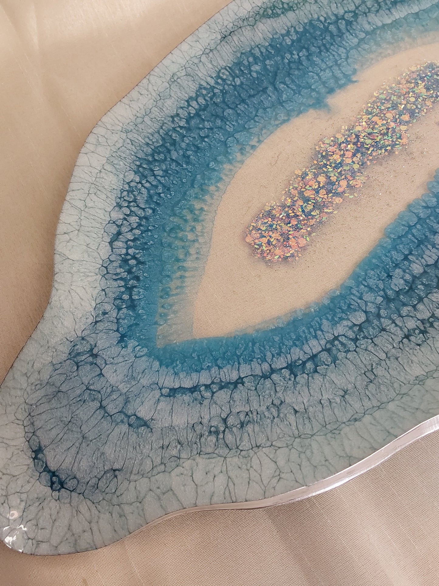 Resin Schale Obstschale Oval