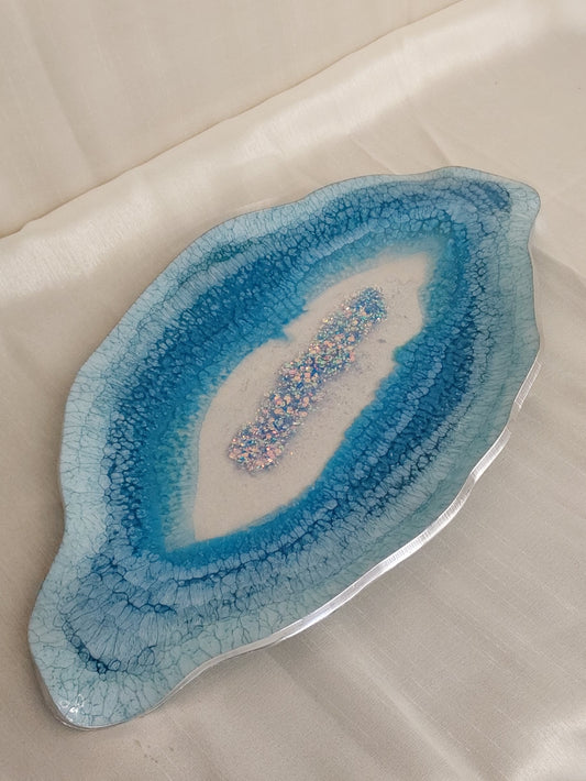 Resin Schale Obstschale Oval