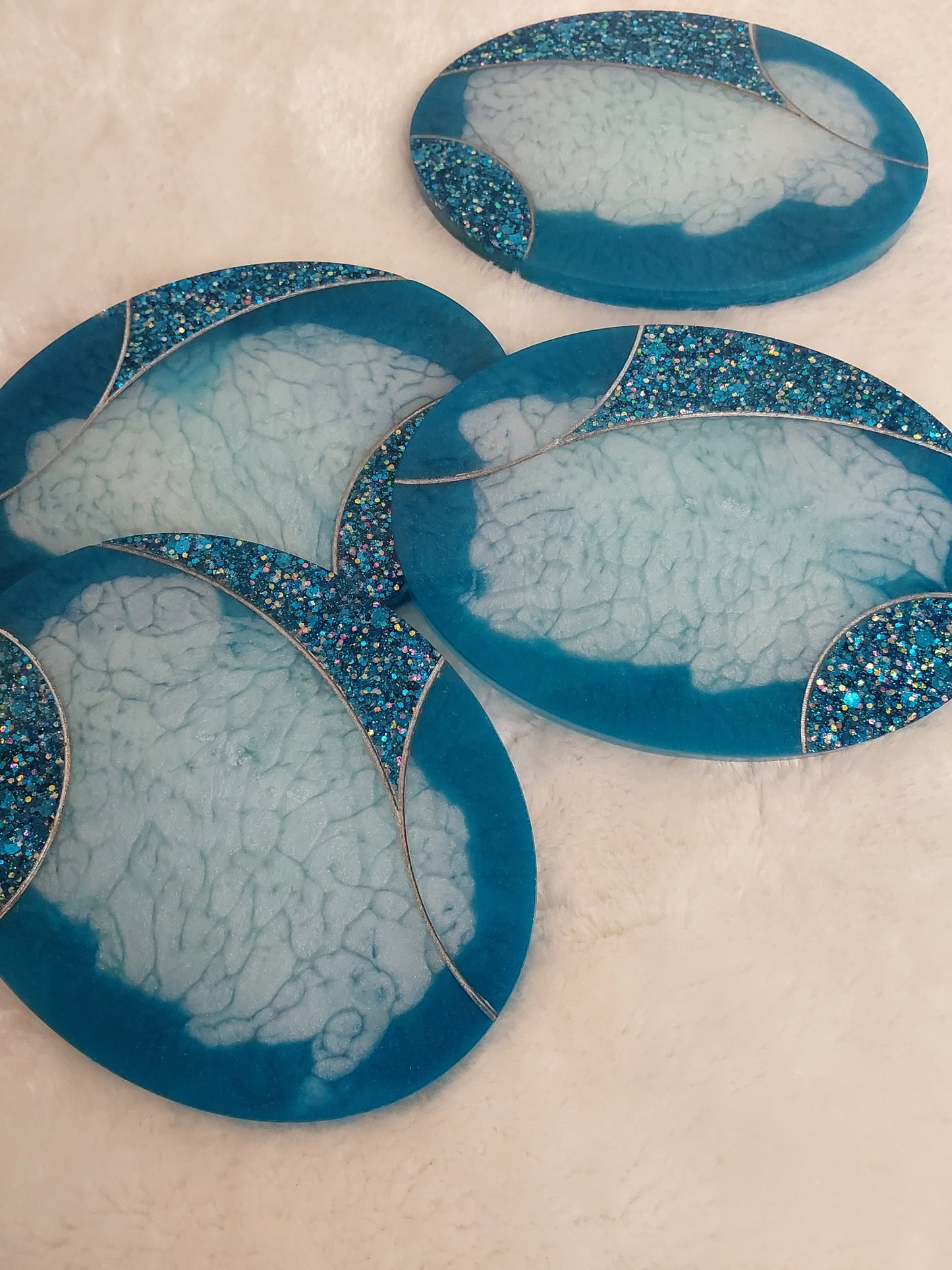 Resin Untersetzer im 2er Set