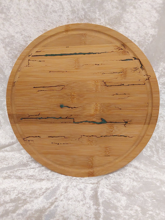 Holztablett Lichtenberg-Design