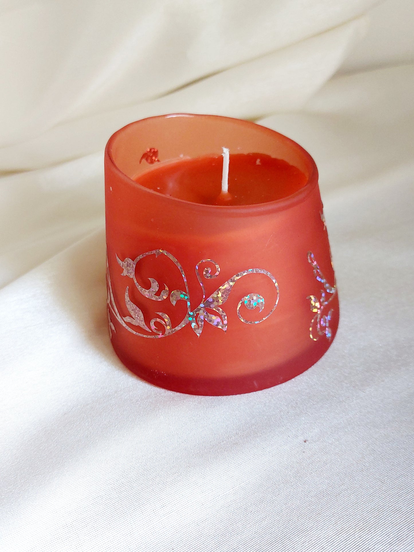 Glas Kerze Deko ohne Duft