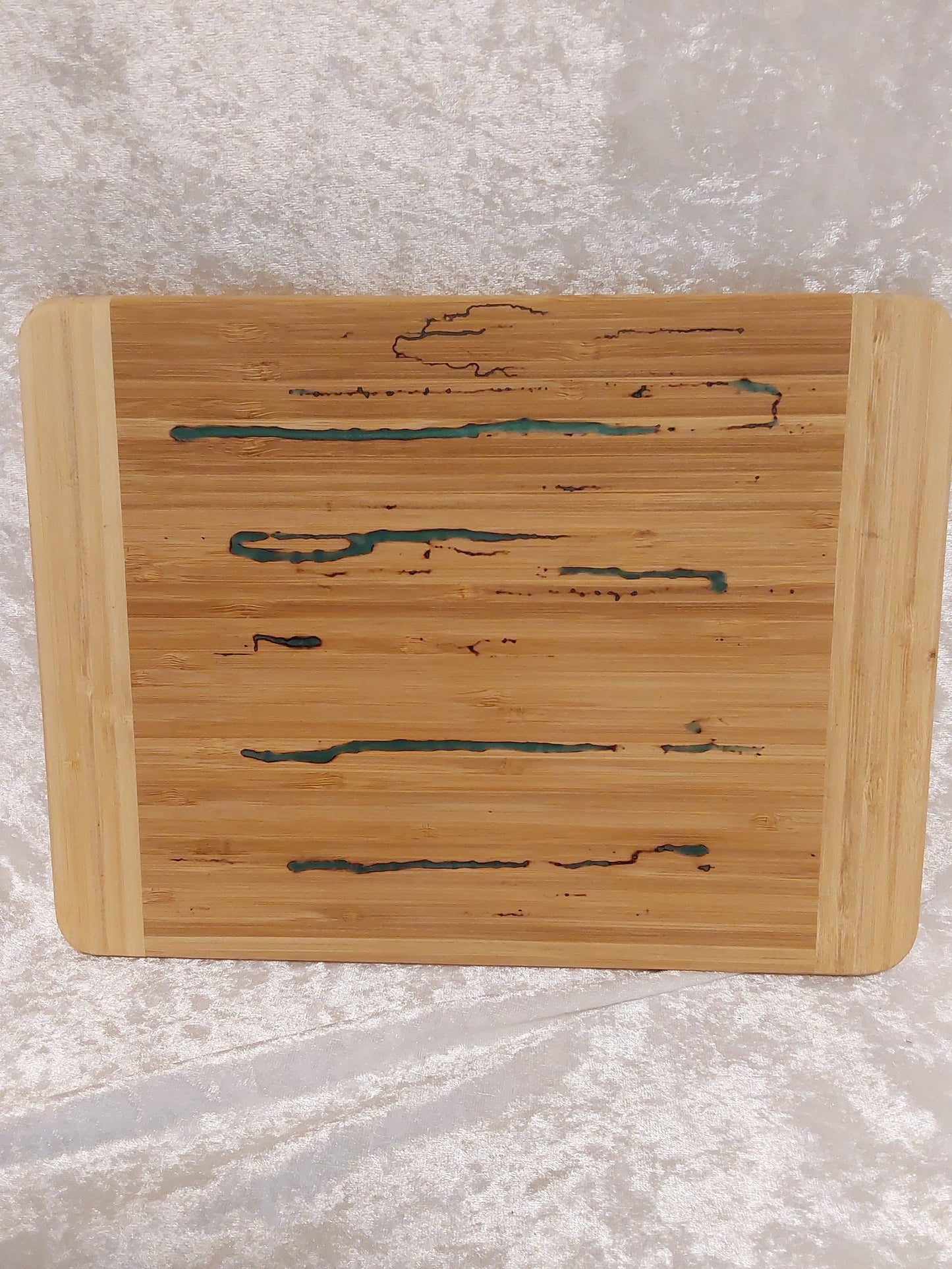 Holztablett Lichtenberg-Design