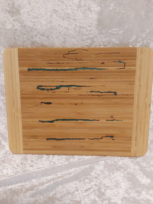 Holztablett Lichtenberg-Design