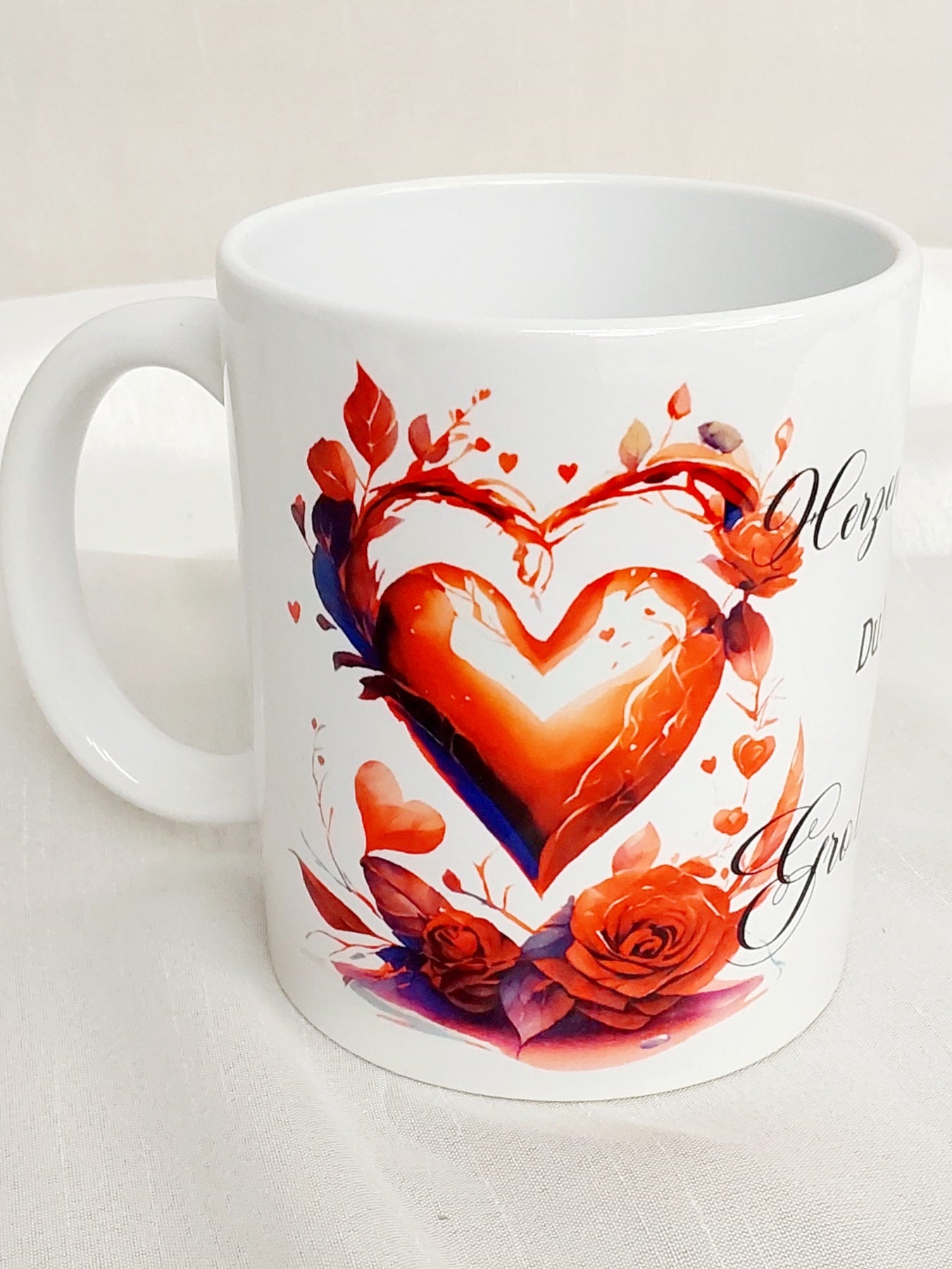 Herz Blumen Spruch Herzensmensch