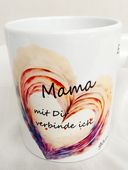 Rosenherz Spruch für Mama