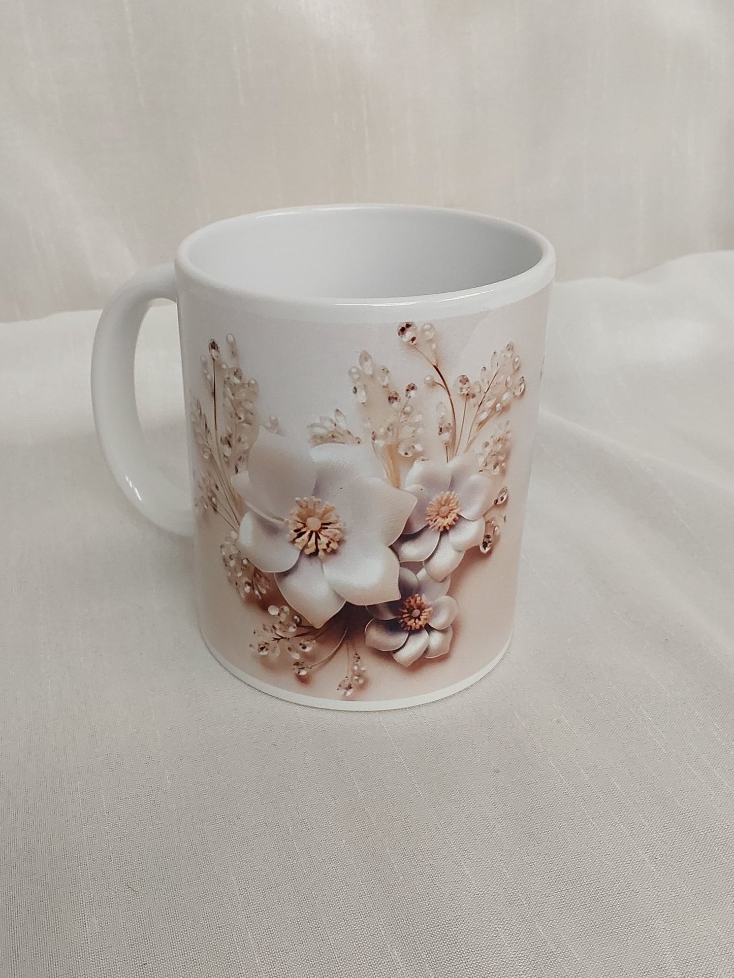 Tasse 3D Blüten