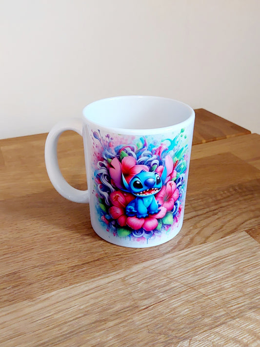 Stitch Herz Tasse