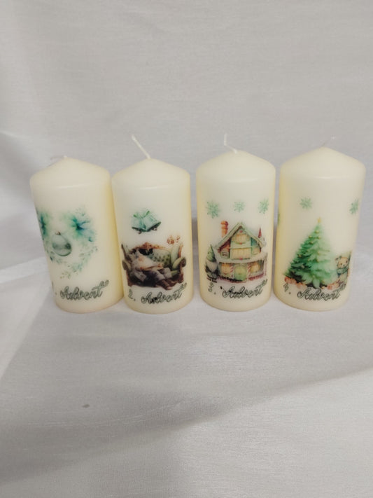 Adventskranzkerzen