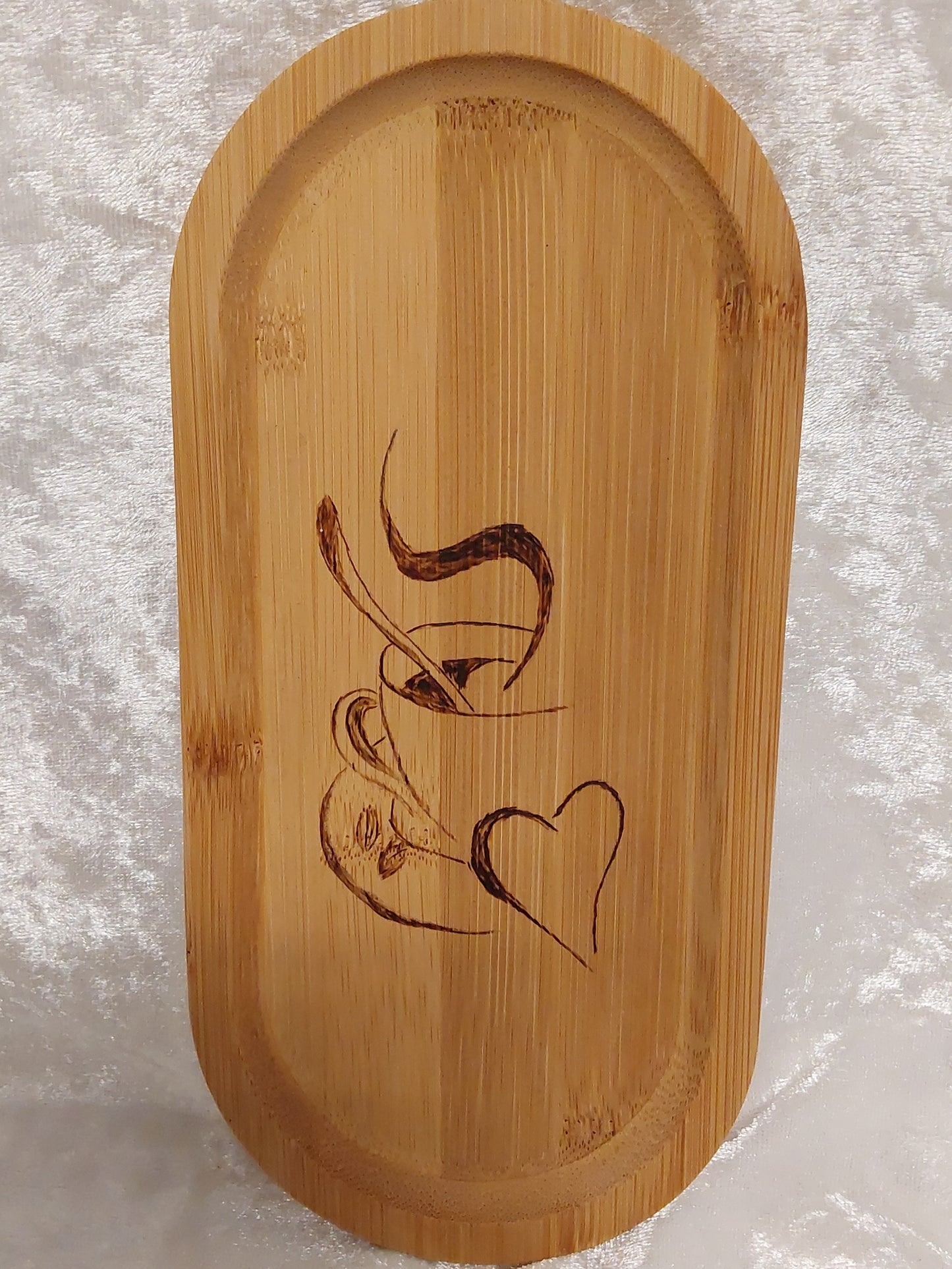 Tablett für Kaffeetasse