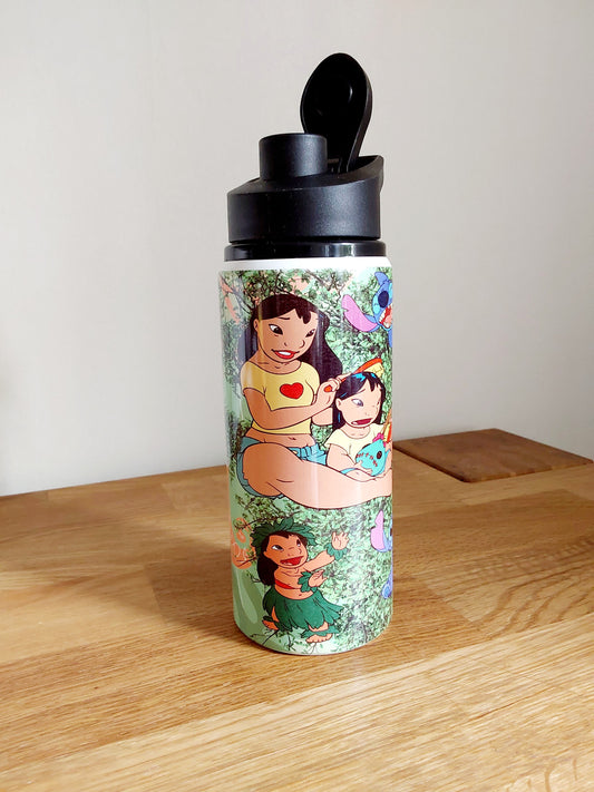 Trinkflasche Fahrradflasche Nani, Lilo, Stitch