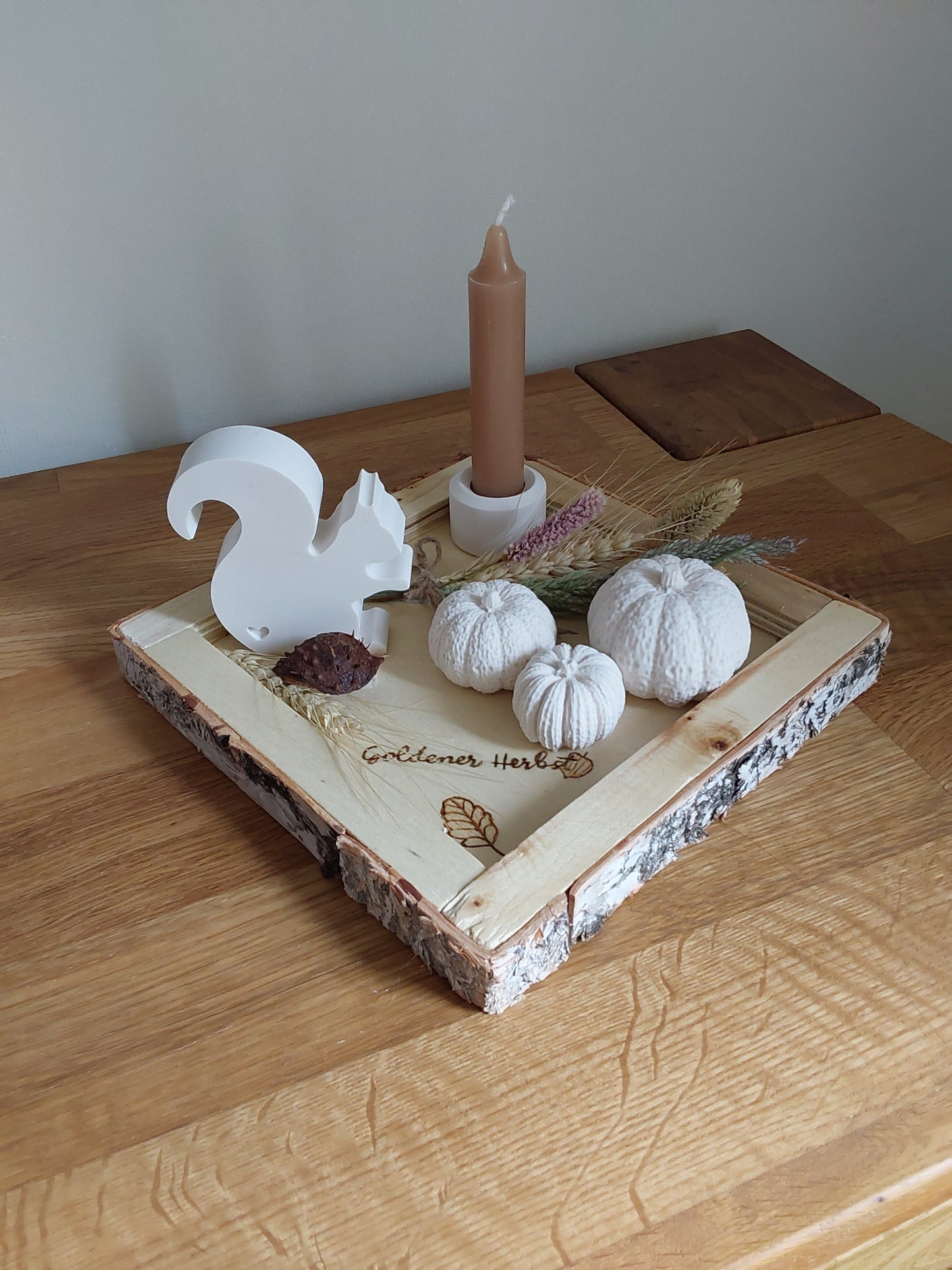 Herbst-Deko-Tablett