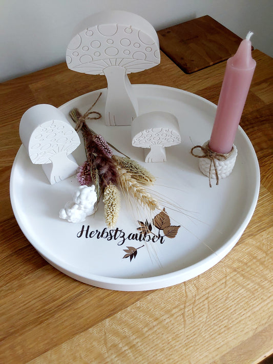 Herbstzauber Tablett 6teilig