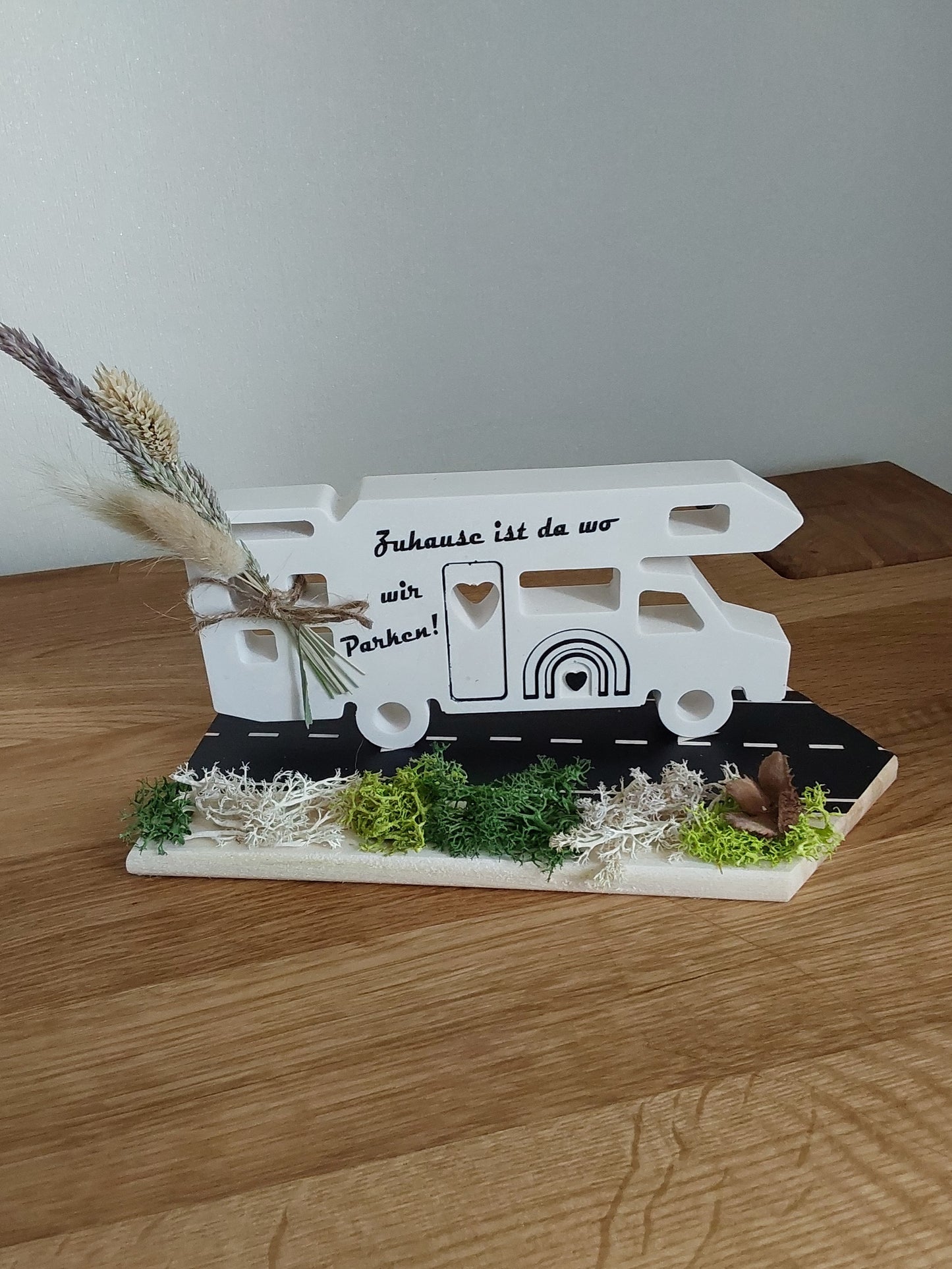Wohnmobil mit Spruch