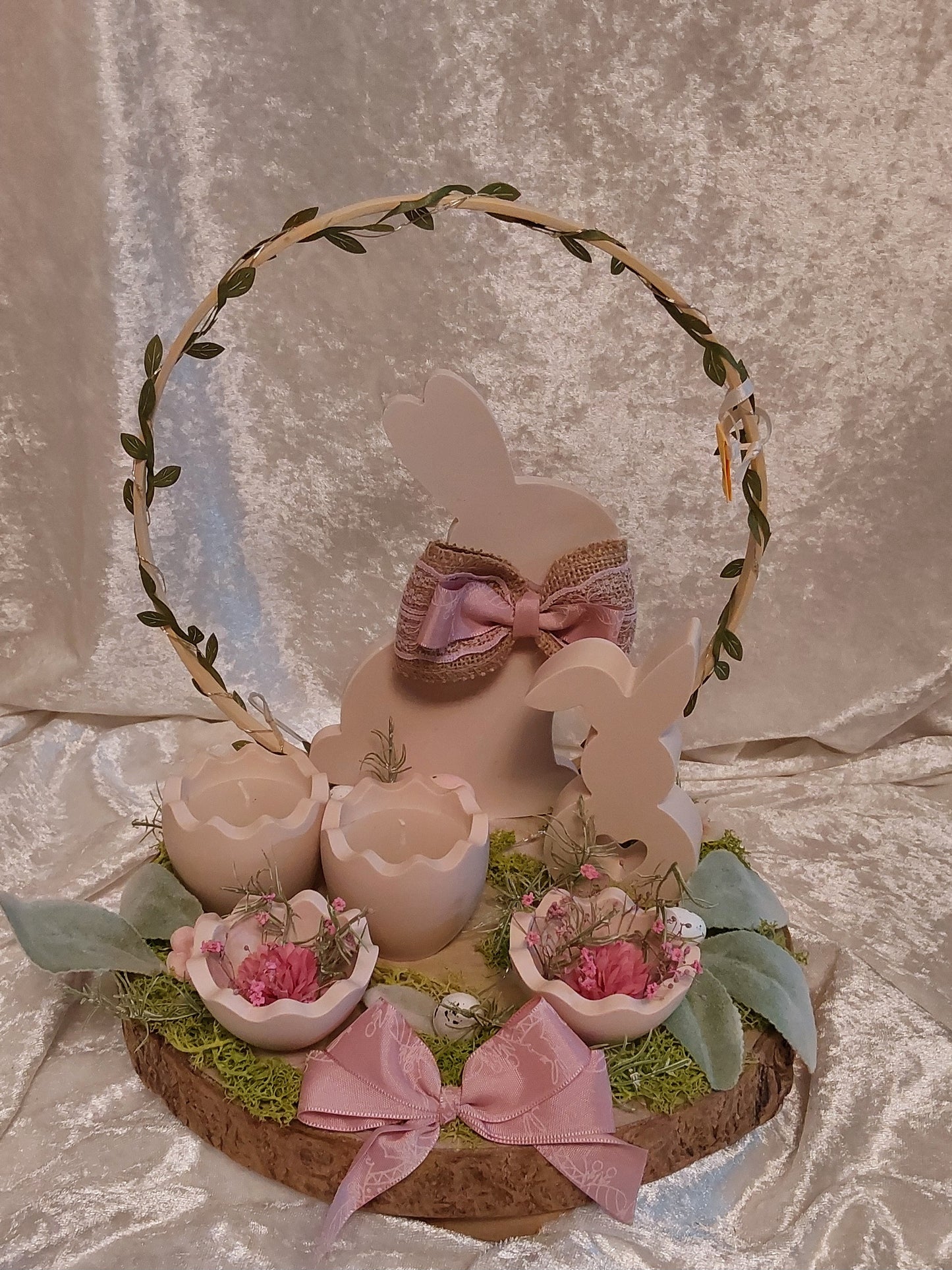 Oster-Deko mit Beleuchtung