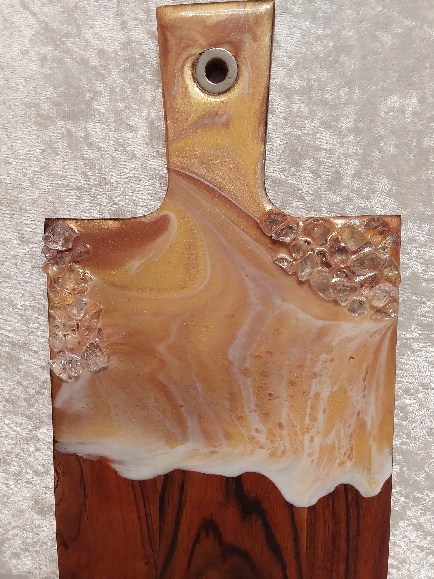 Servierbrett Groß Griff Resin
