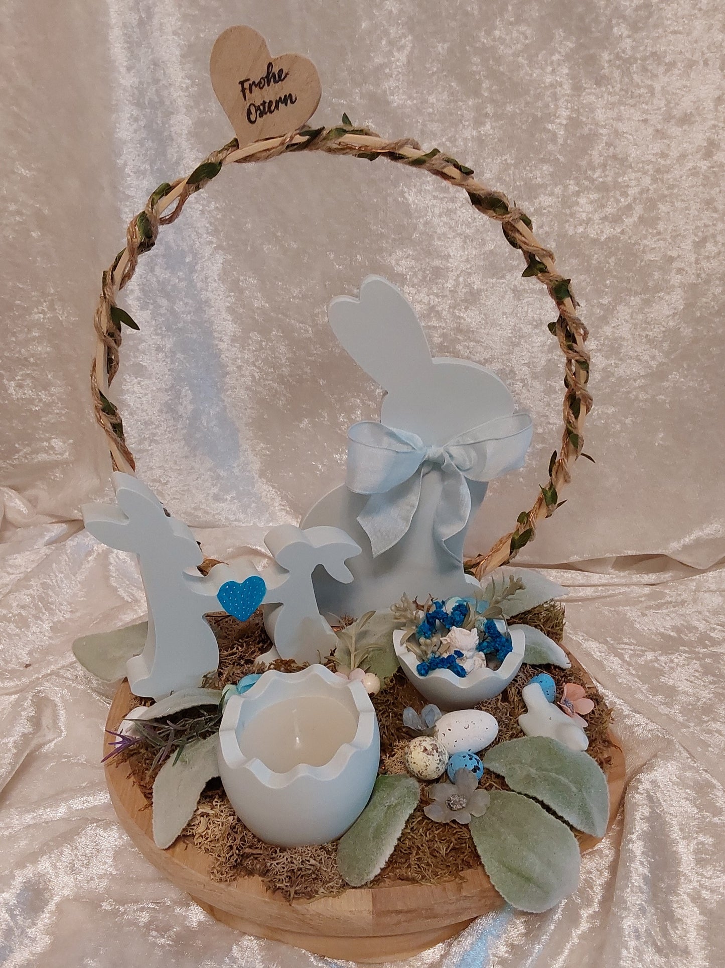 Oster-Deko mit Beleuchtung