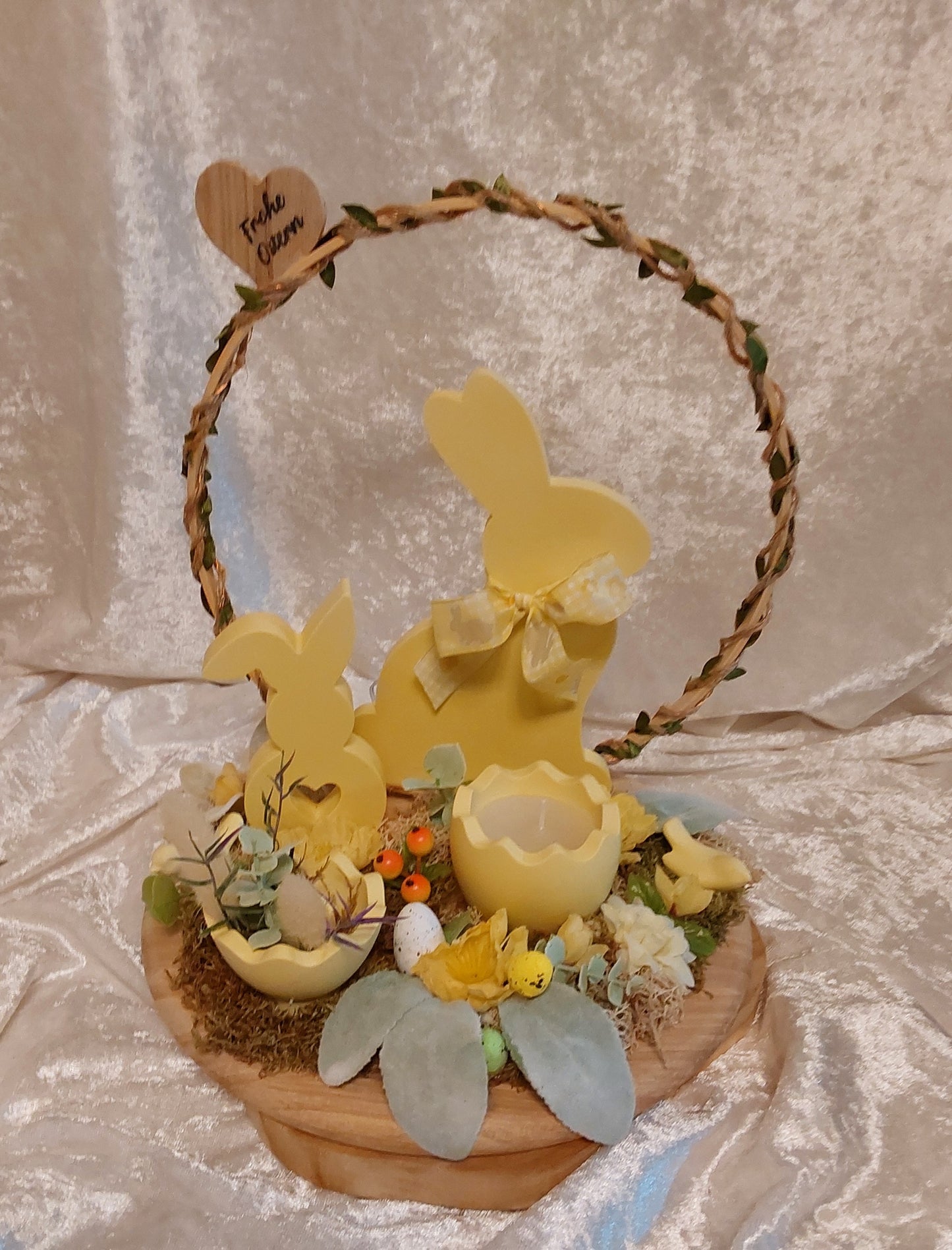 Oster-Deko mit Beleuchtung