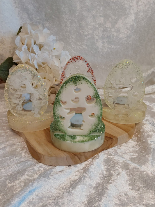 Oster-Teelicht-Halter aus Resin