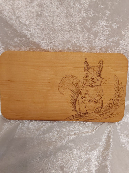 Frühstücksbrett Eichhörnchen