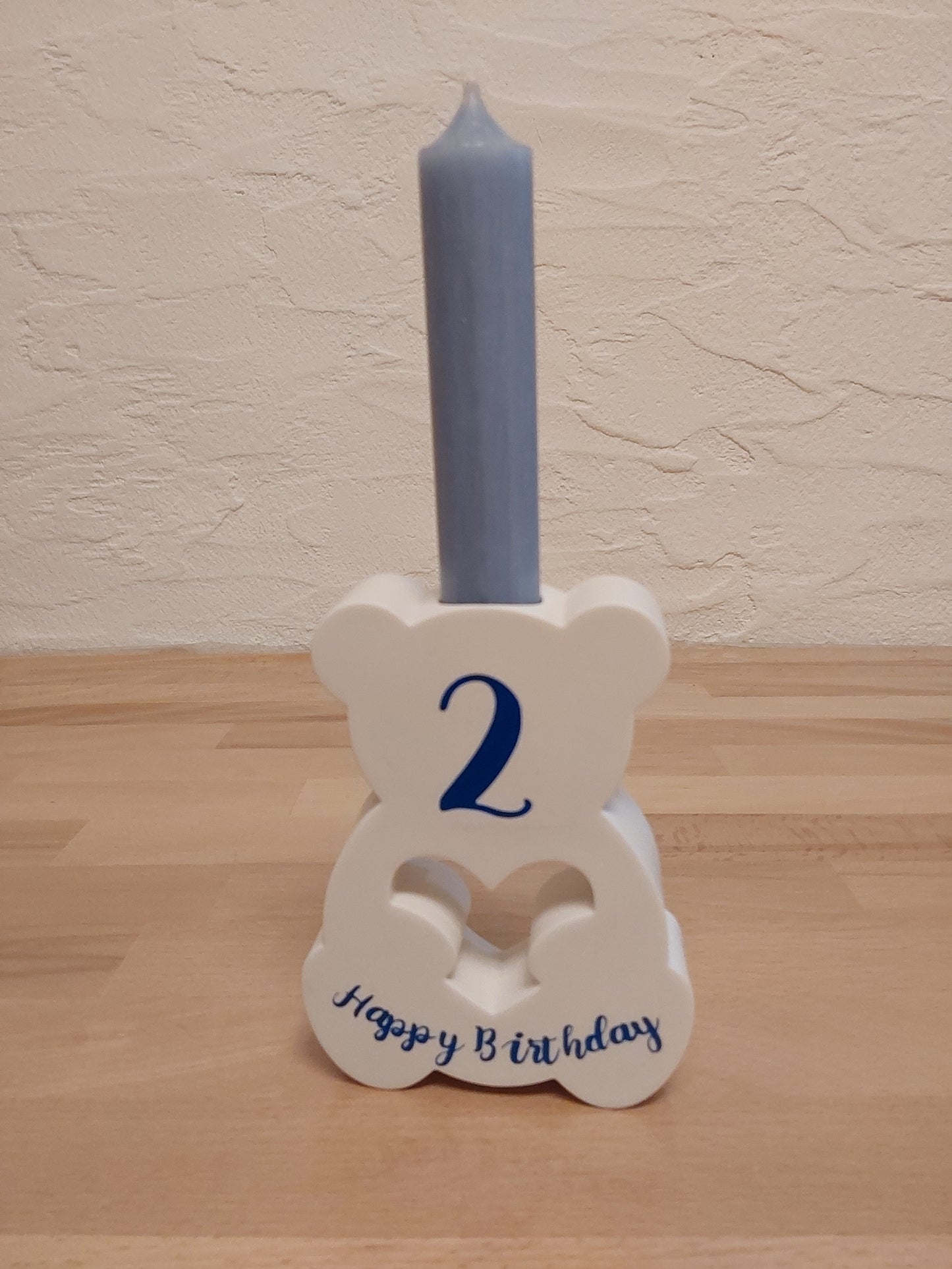 Kerzenständer für den Kindergeburtstag aus Jesmonite