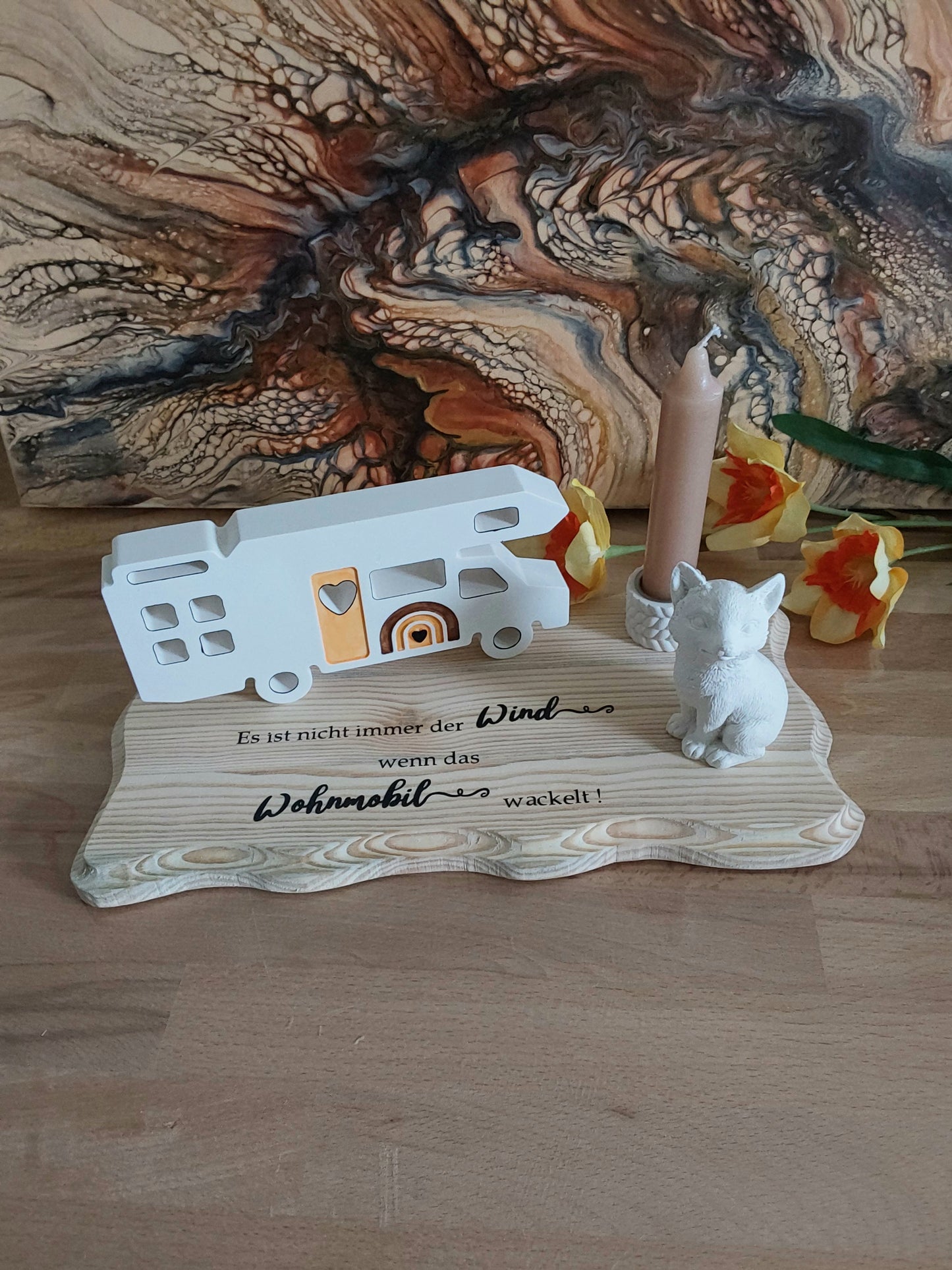 Wohnmobil Kerze Spruch 2 Varianten