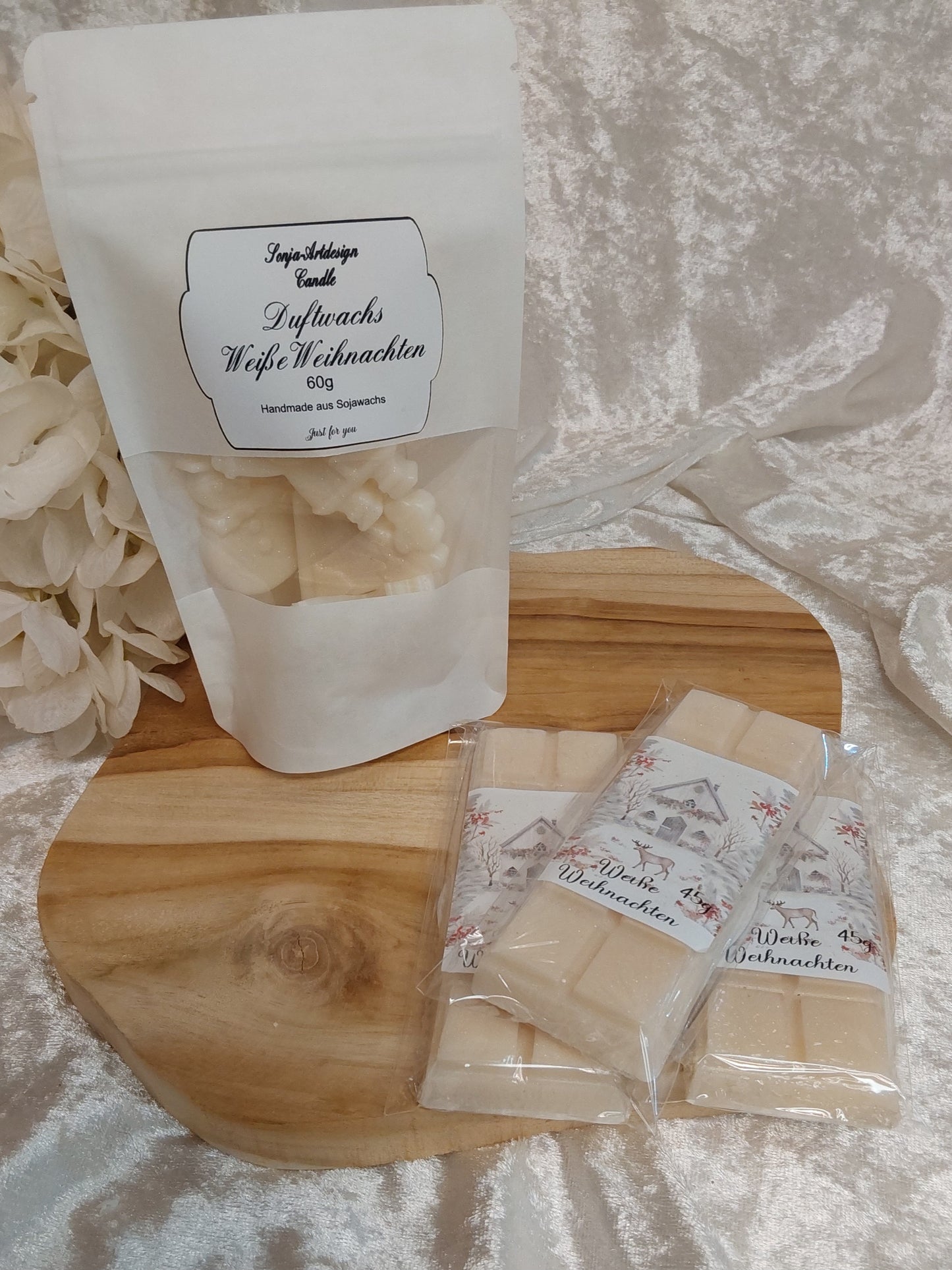 Duftmelt/Duftwachs 2 Varianten, Duft  Weiße Weihnachten