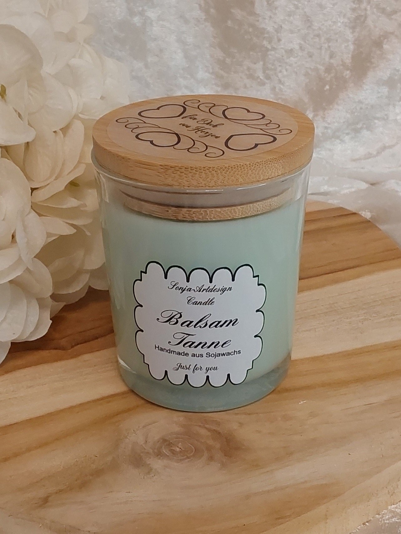 Duftkerze im Glas Balsam Tanne 140g