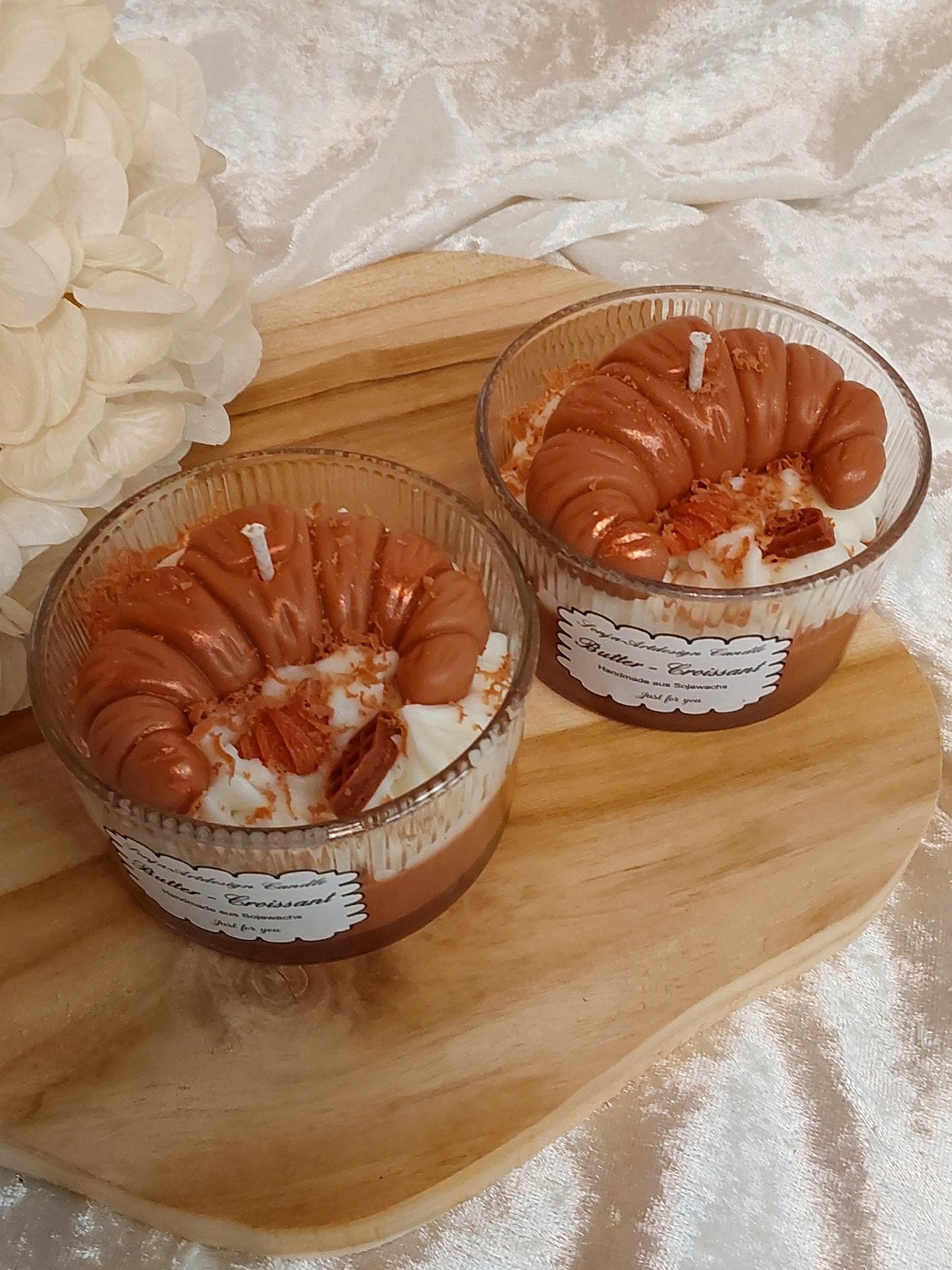 Dessertkerze Buttercroissant