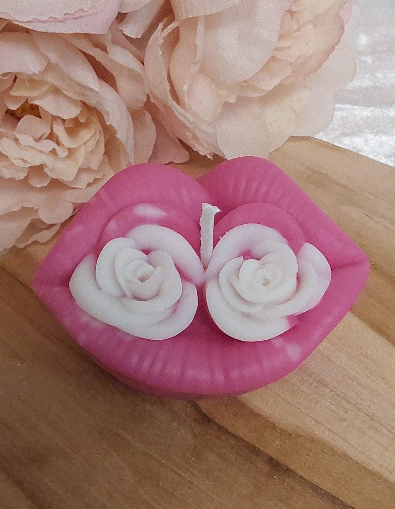 Kuss-Mund-Kerze  verschiedene Düfte